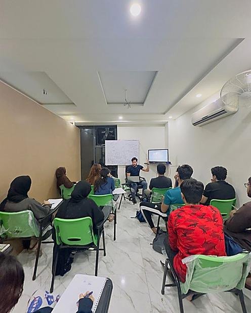 A CGA classroom in session