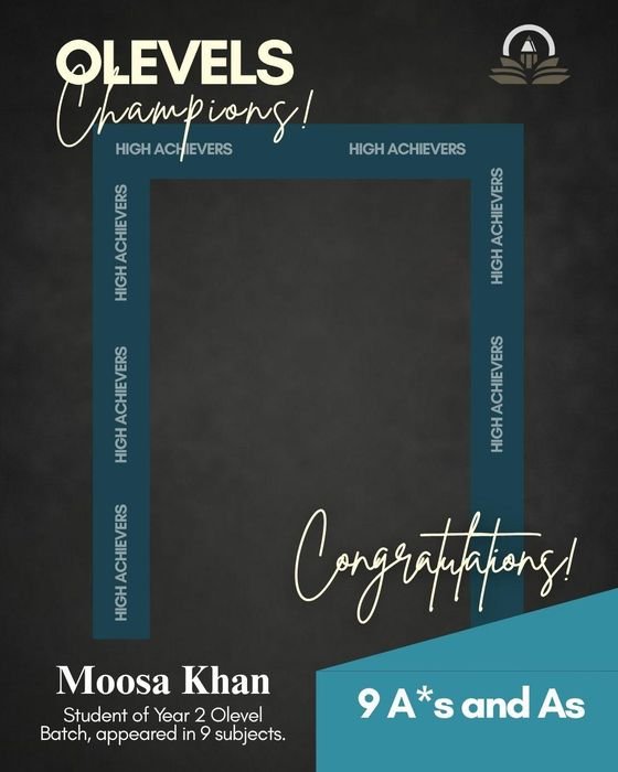 Moosa Khan &mdash; 9 A*s and As in the May 2026 Cambridge O Levels