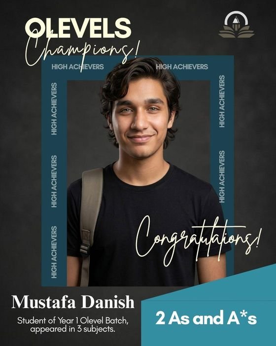 Mustafa Danish &mdash; 2 As and A*s in the May 2026 Cambridge O Levels